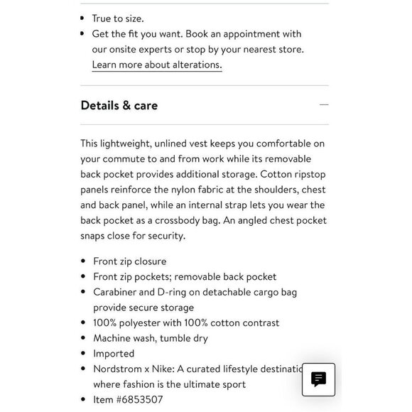 Nike Men Tech Pack Unlined Vest, Gray/Black, Size S Like New - Picture 4 of 13